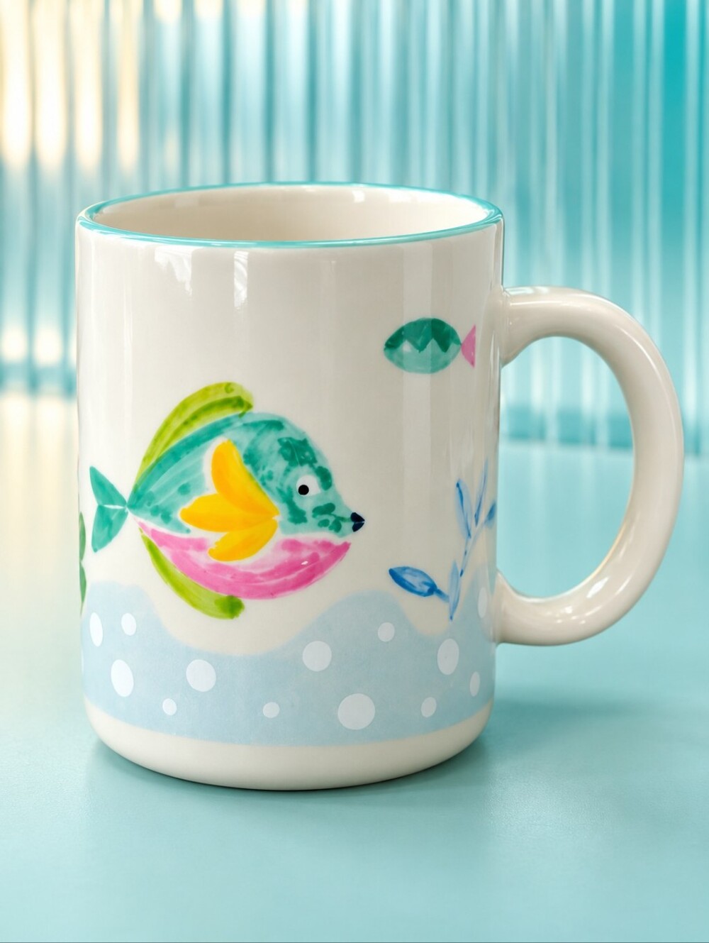 Vintage Studio Nova Barrier Reef Y2310 Tropical Fish Mug 1990s Thailand